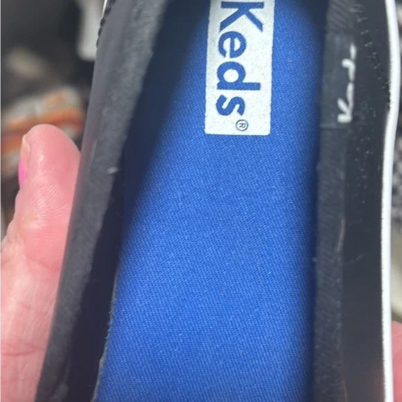 Keds Black Slip-On Casual Sneakers - Picture 7 of 7